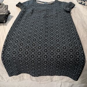 LOFT Blue Patterned Dress